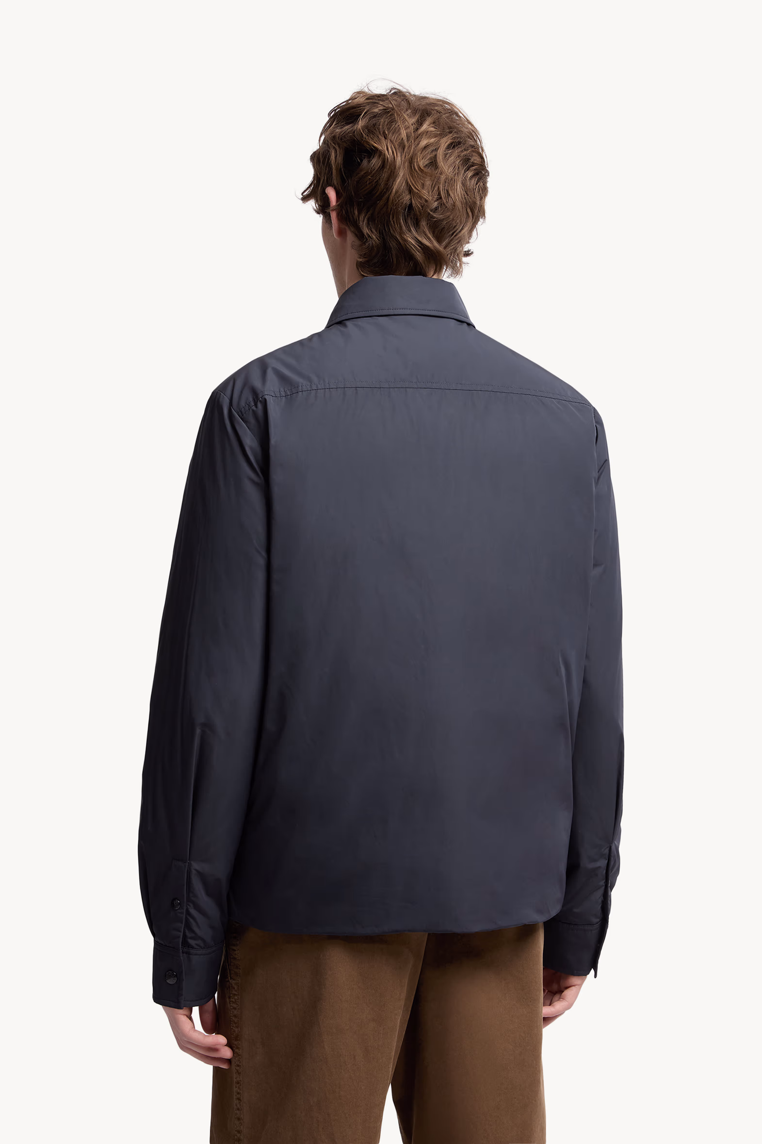 Vigeon Down Shirt Jacket Men Blue Moncler 5